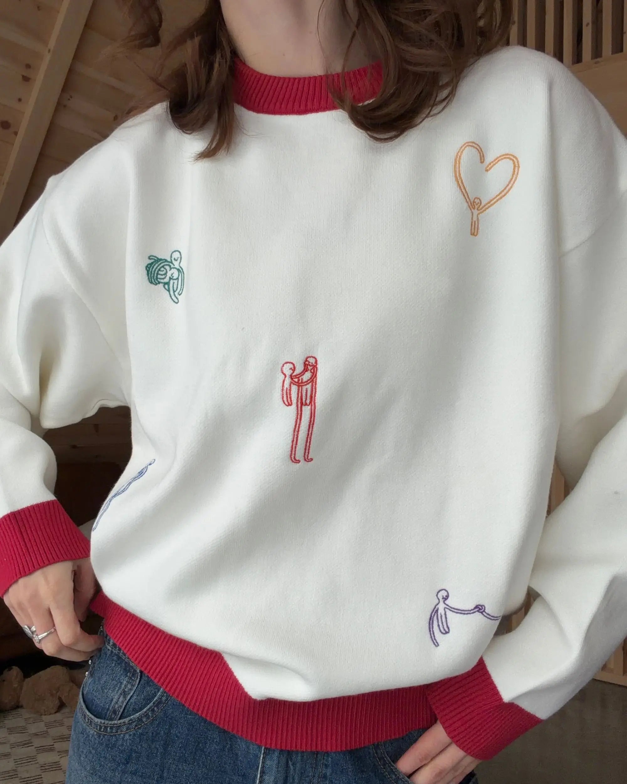Pull à coupe ample L&