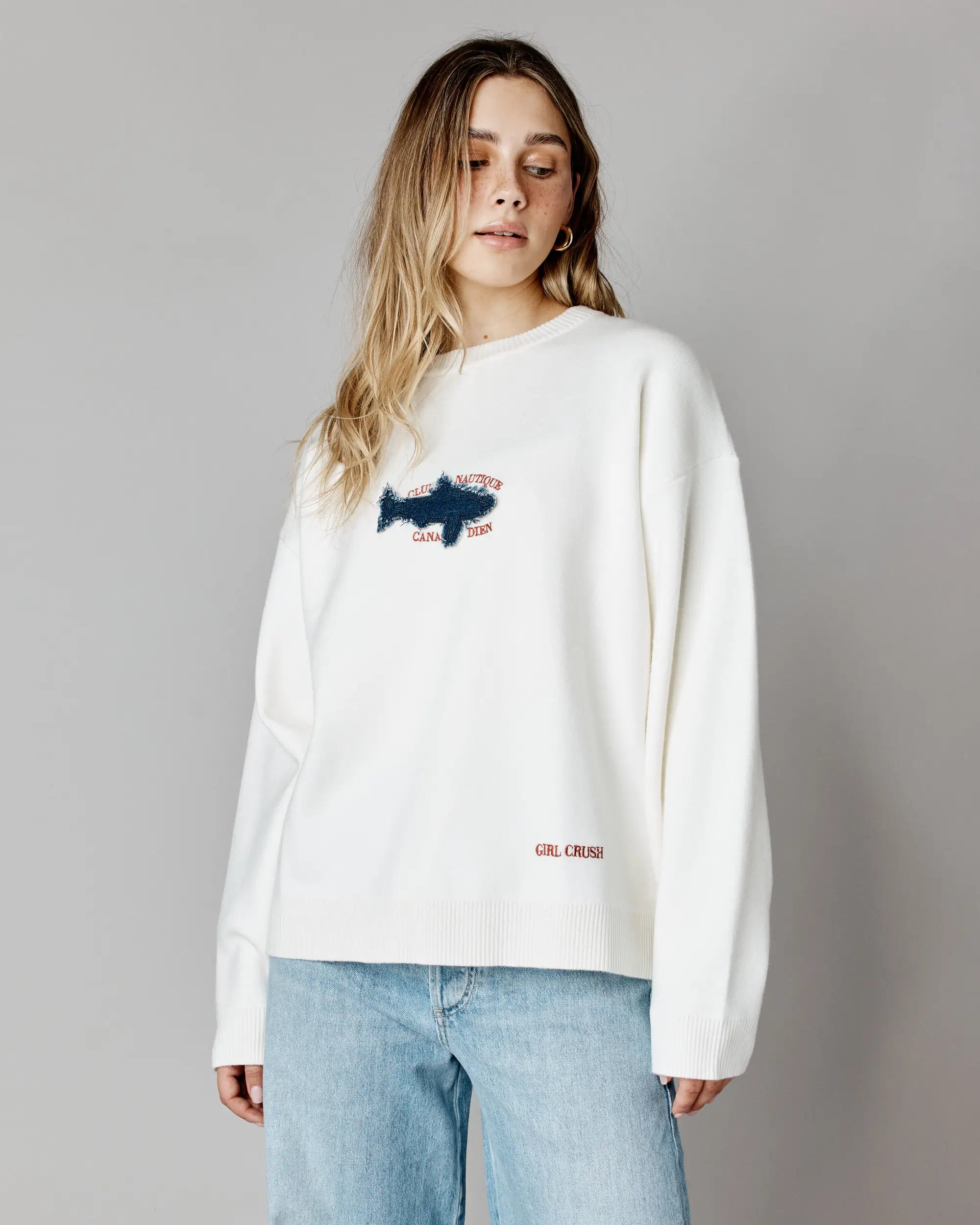 Pull à coupe ample - Société de requins