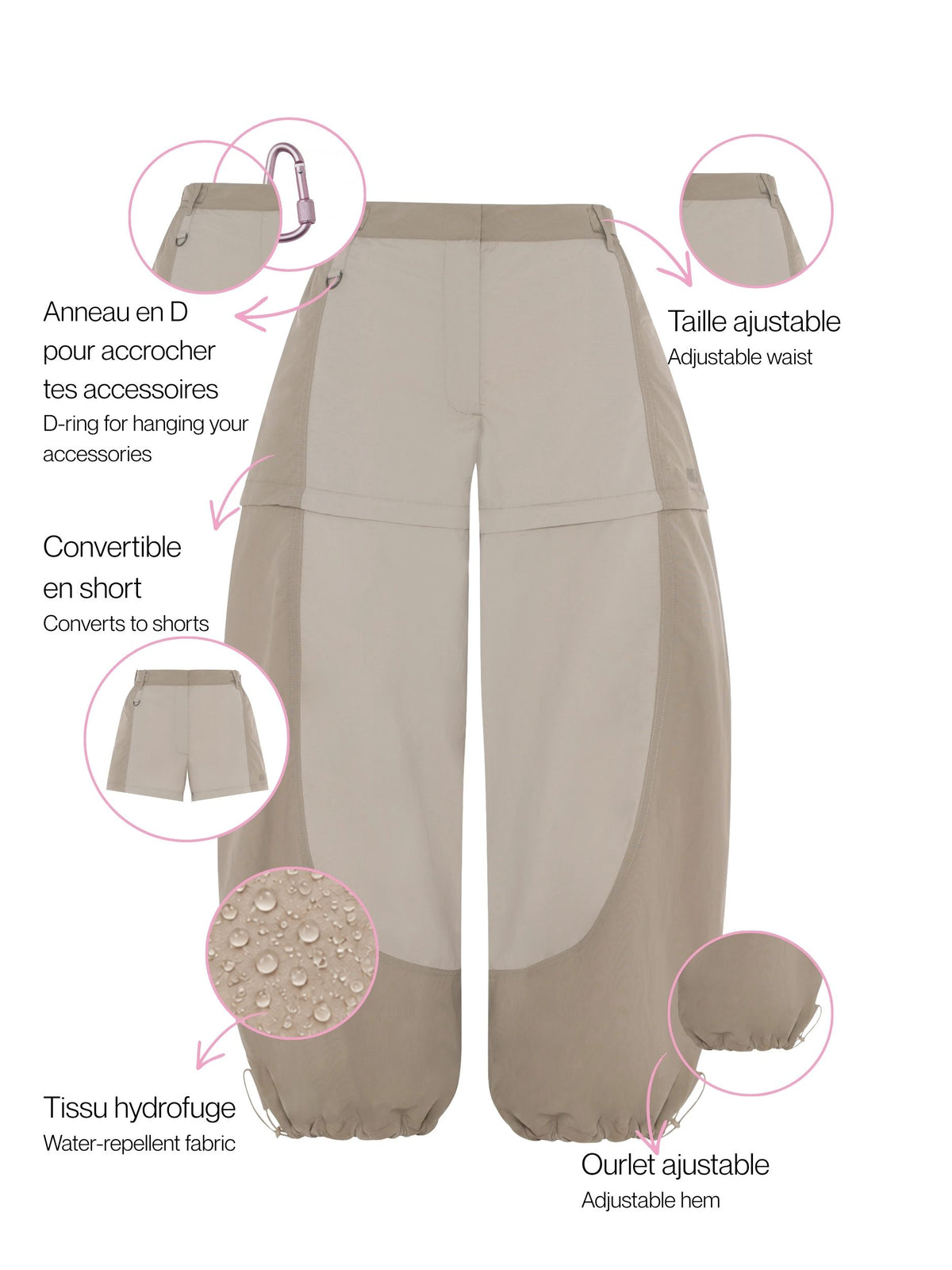 Convertible hiking pants - The Two-Tone Explorer