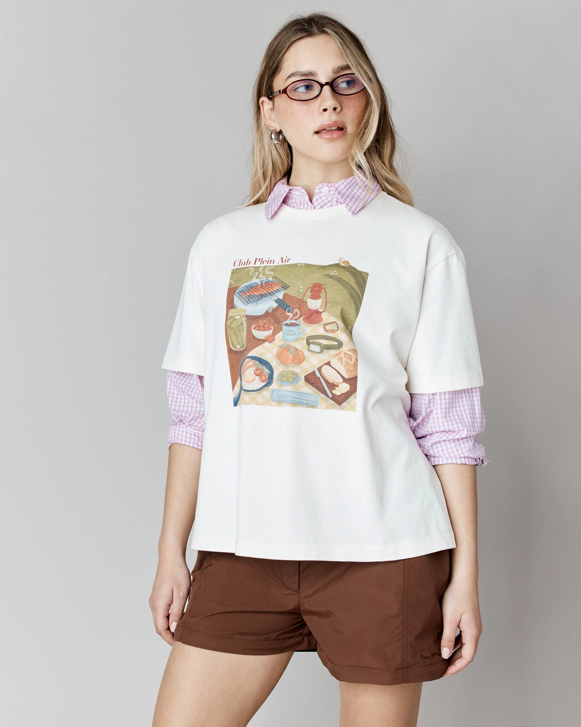 T-Shirt "vintage" Club plein air