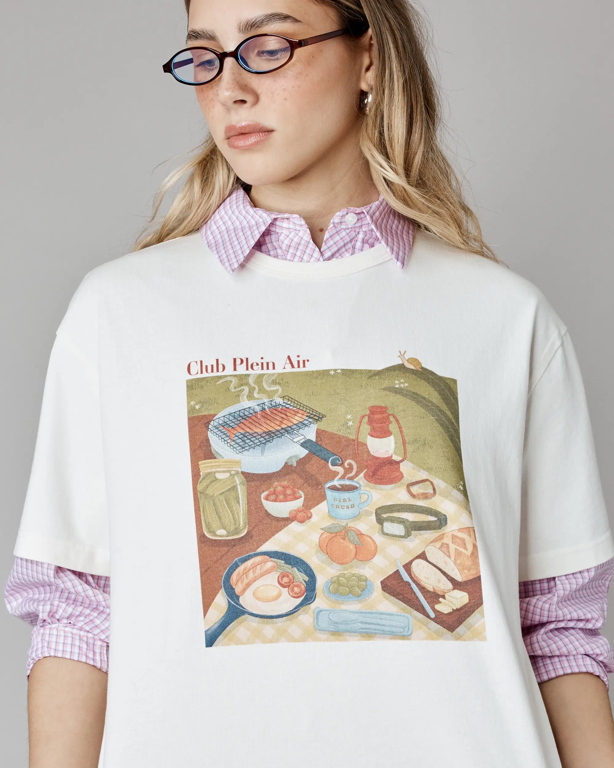 T-Shirt "vintage" Club plein air