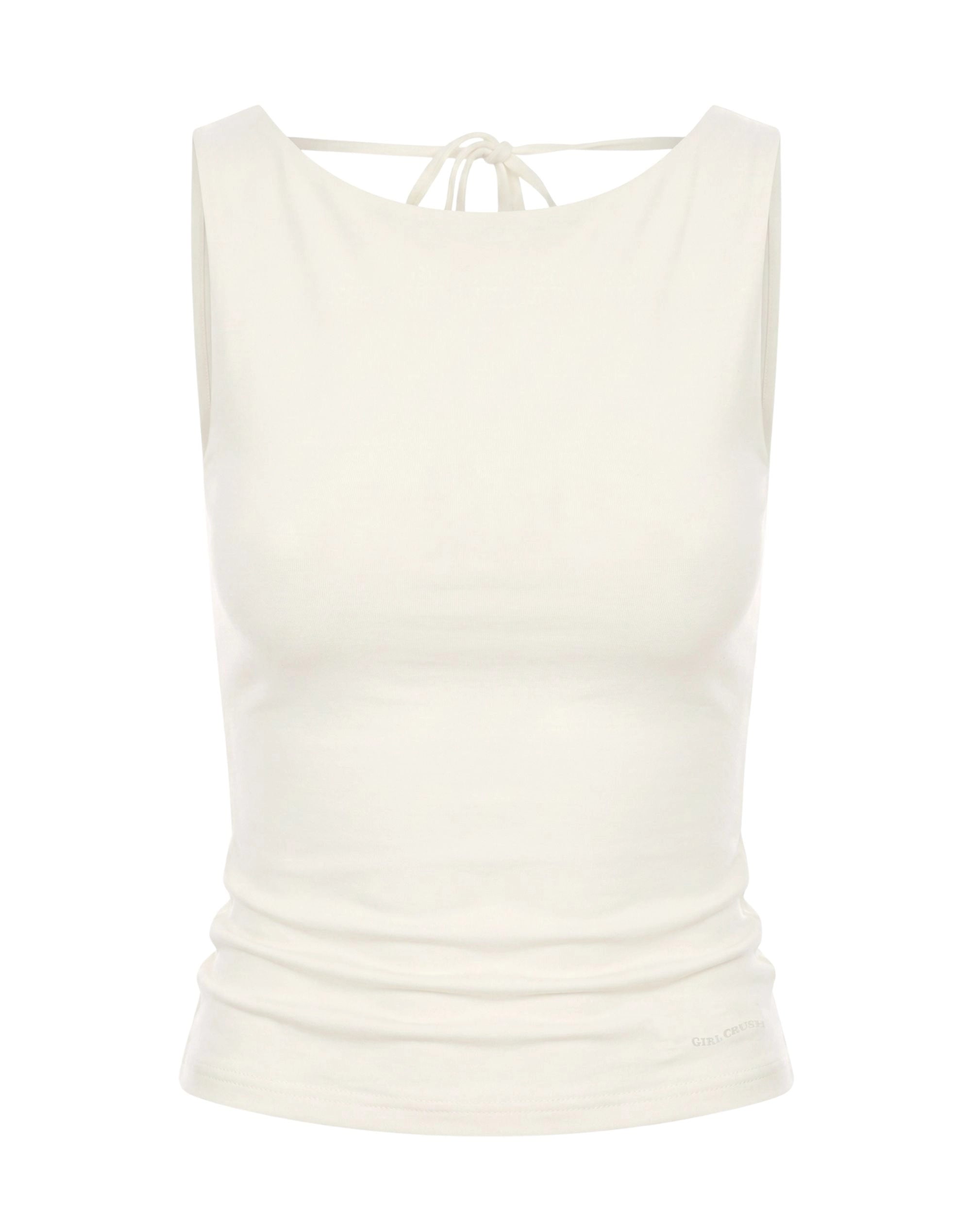 Camisole à dos ouvert - Marinière