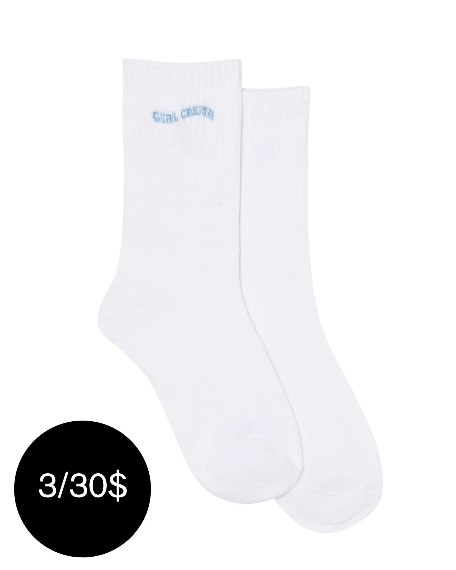 Chaussettes Girl Crush Brodées