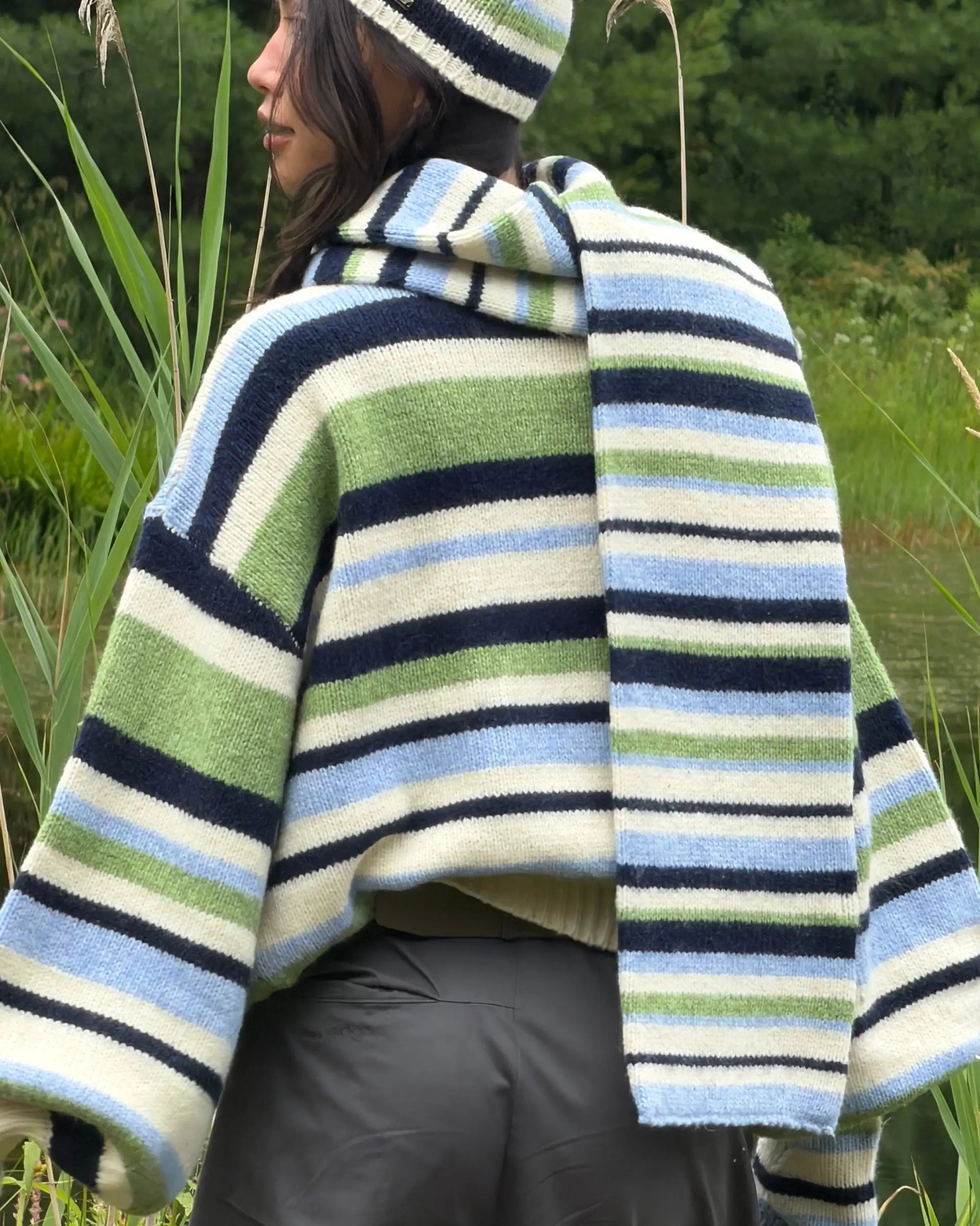Striped toque - Mallard