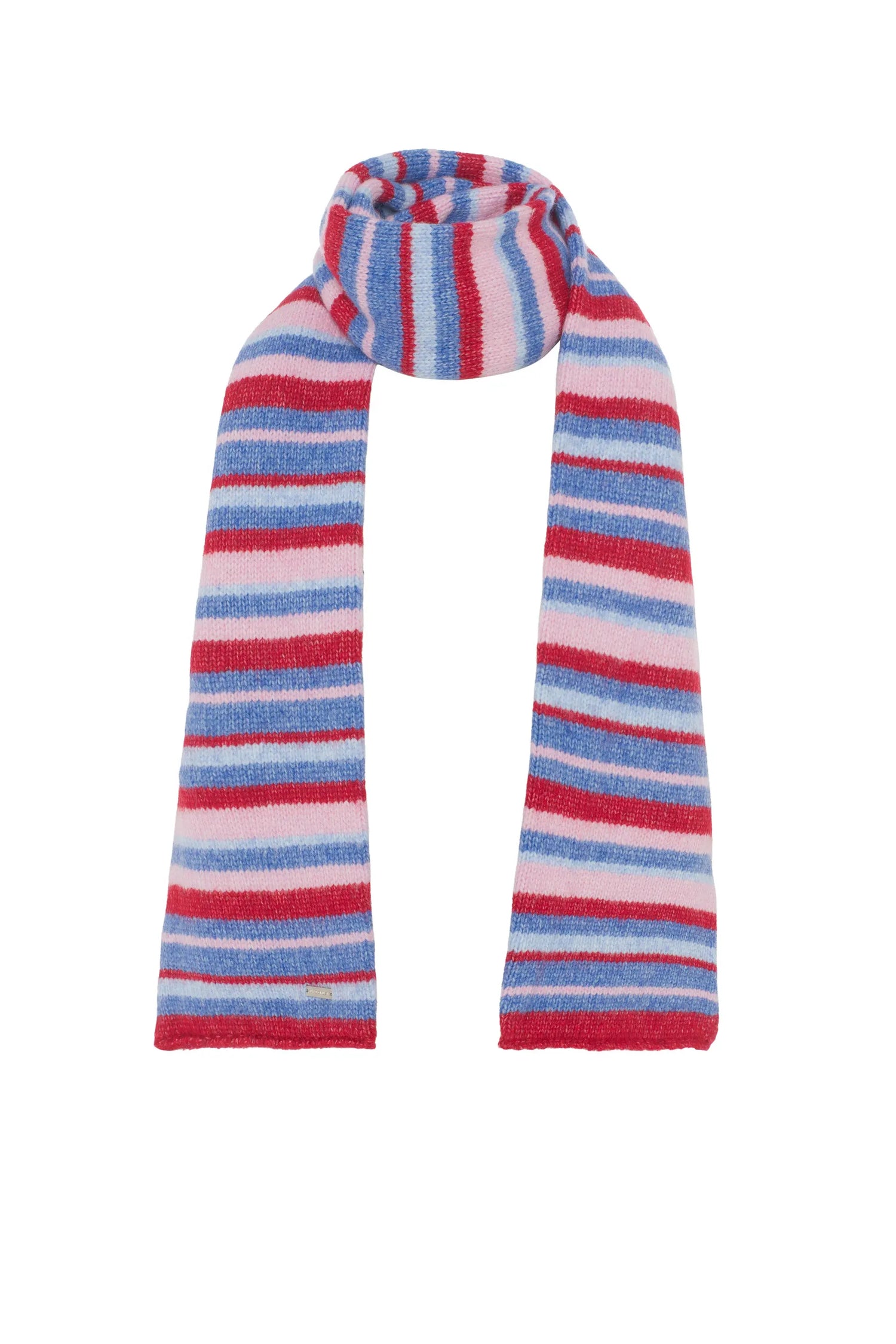 Oversized striped scarf - Cardinal