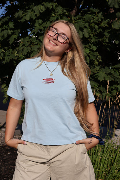 Vintage T-Shirt - Divine Sardines (Blue)