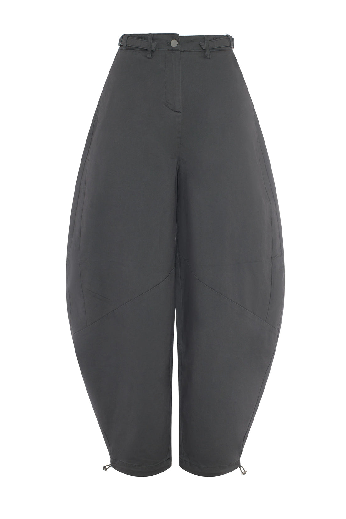 Barrel-leg trousers