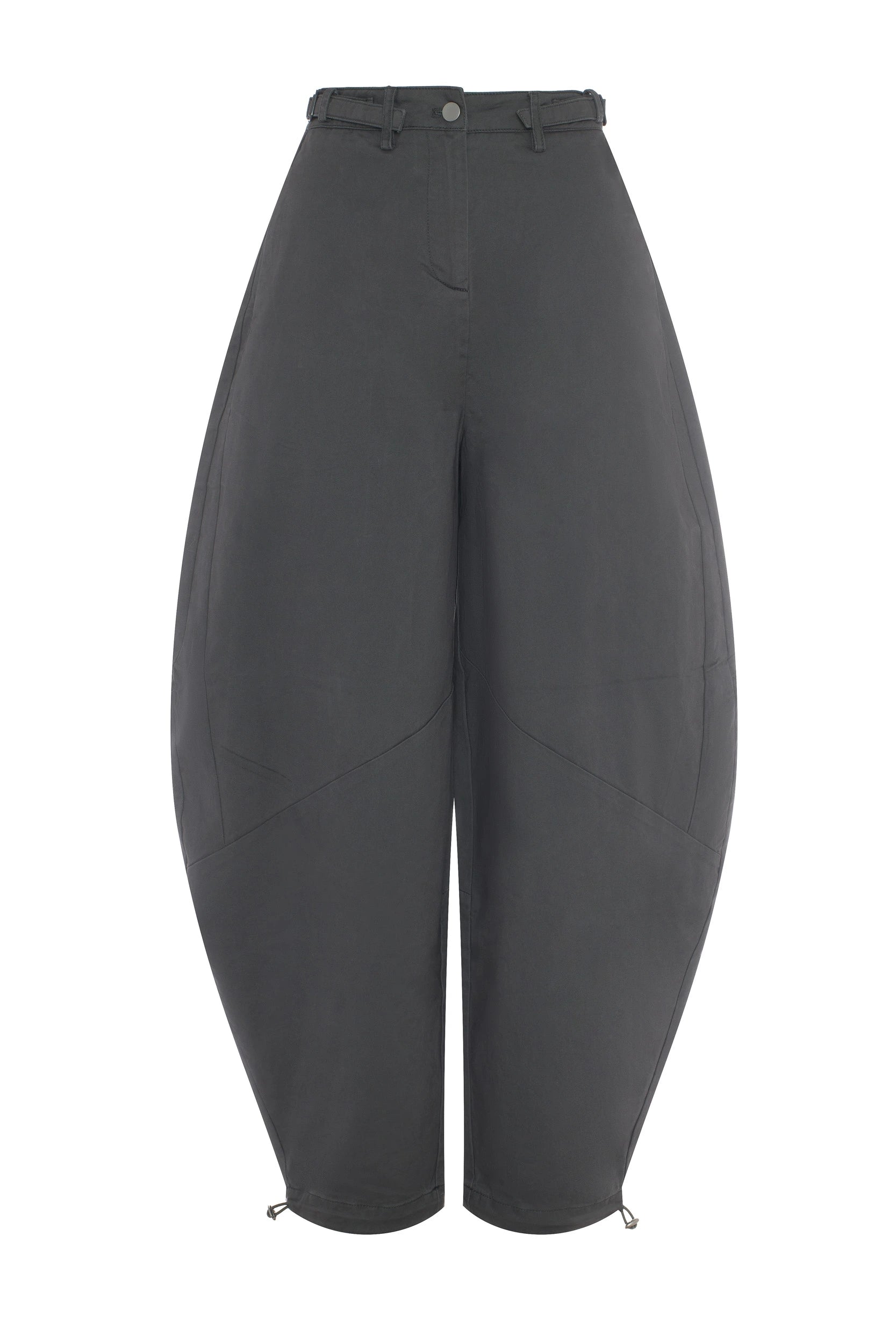 Barrel-leg trousers
