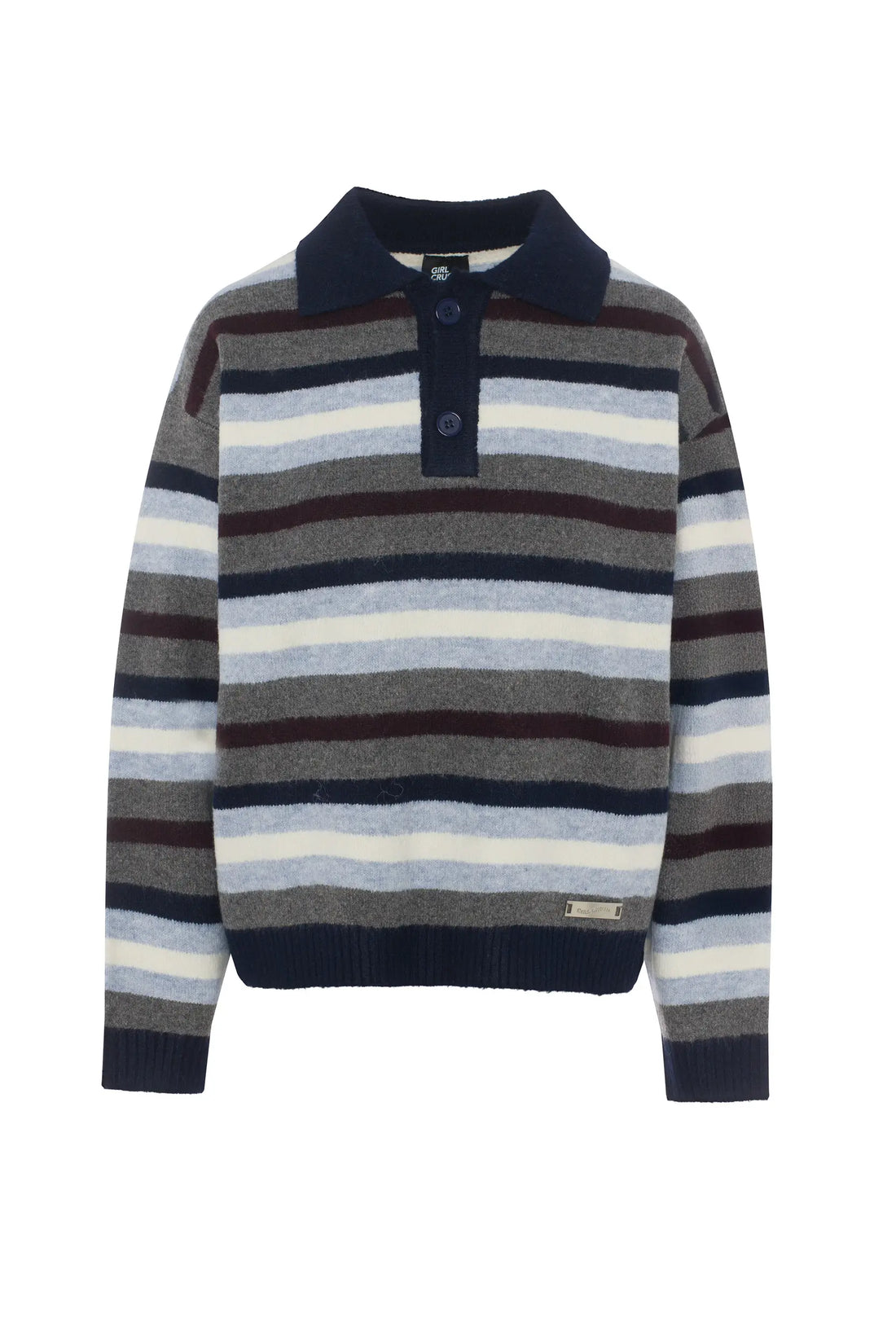 Lightweight knit polo - Granola
