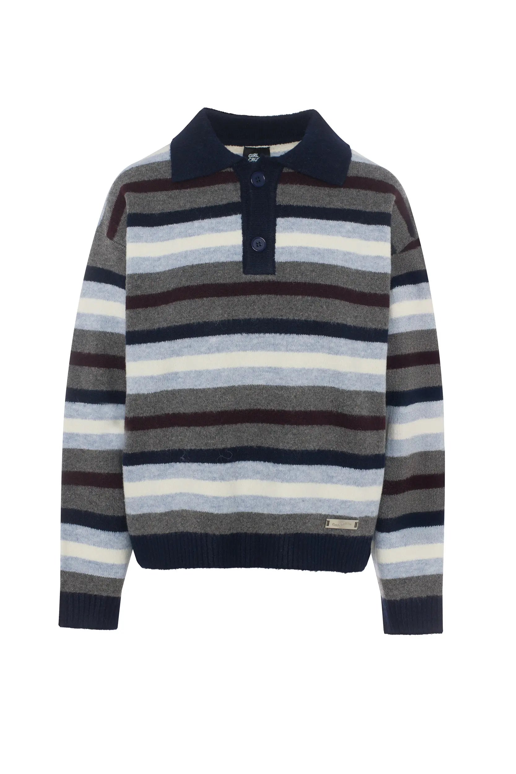 Lightweight knit polo - Granola