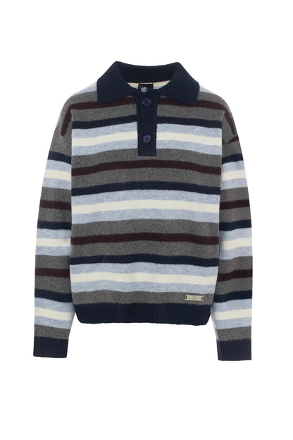 Lightweight knit polo - Granola