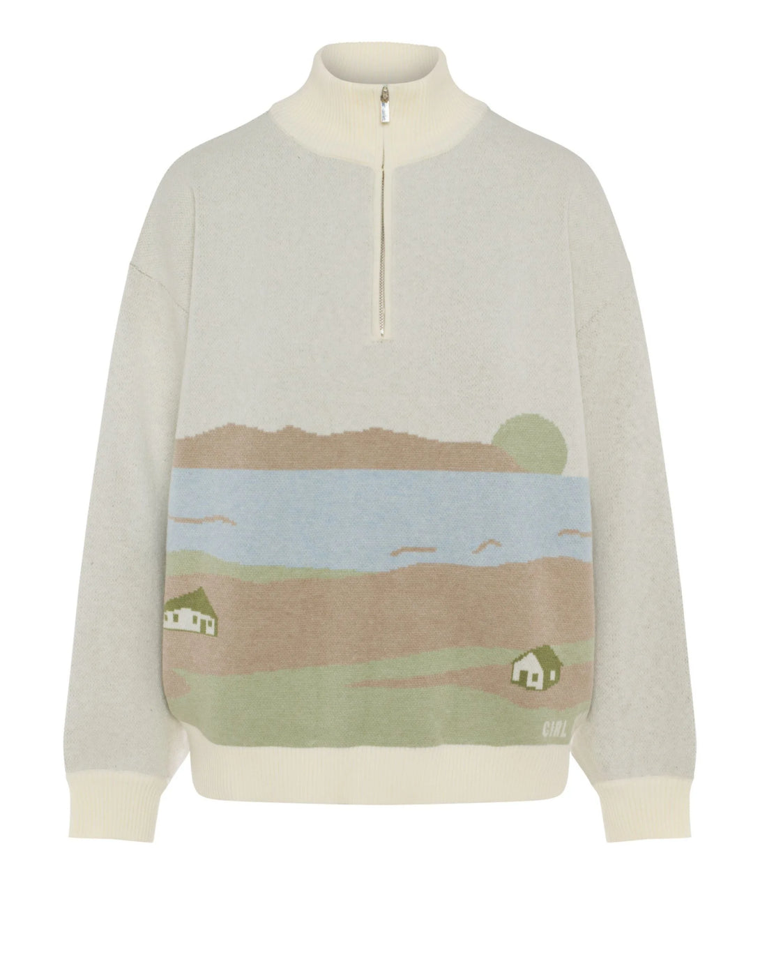 Souvenir Zippered Pullover - Just like Before