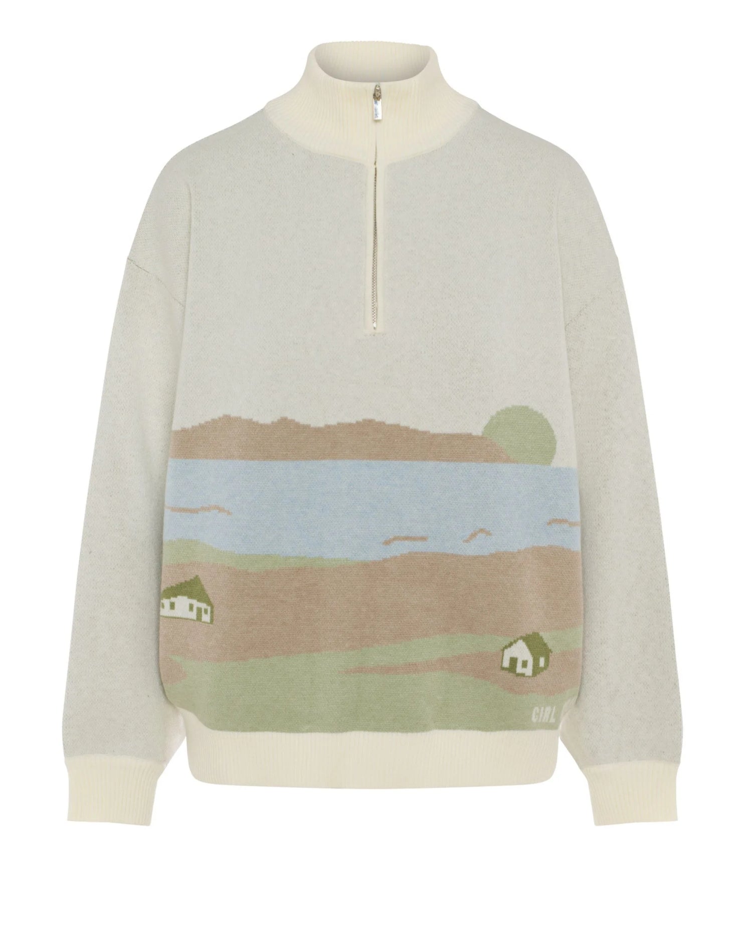 Zip-up Souvenir pullover - Just like Before