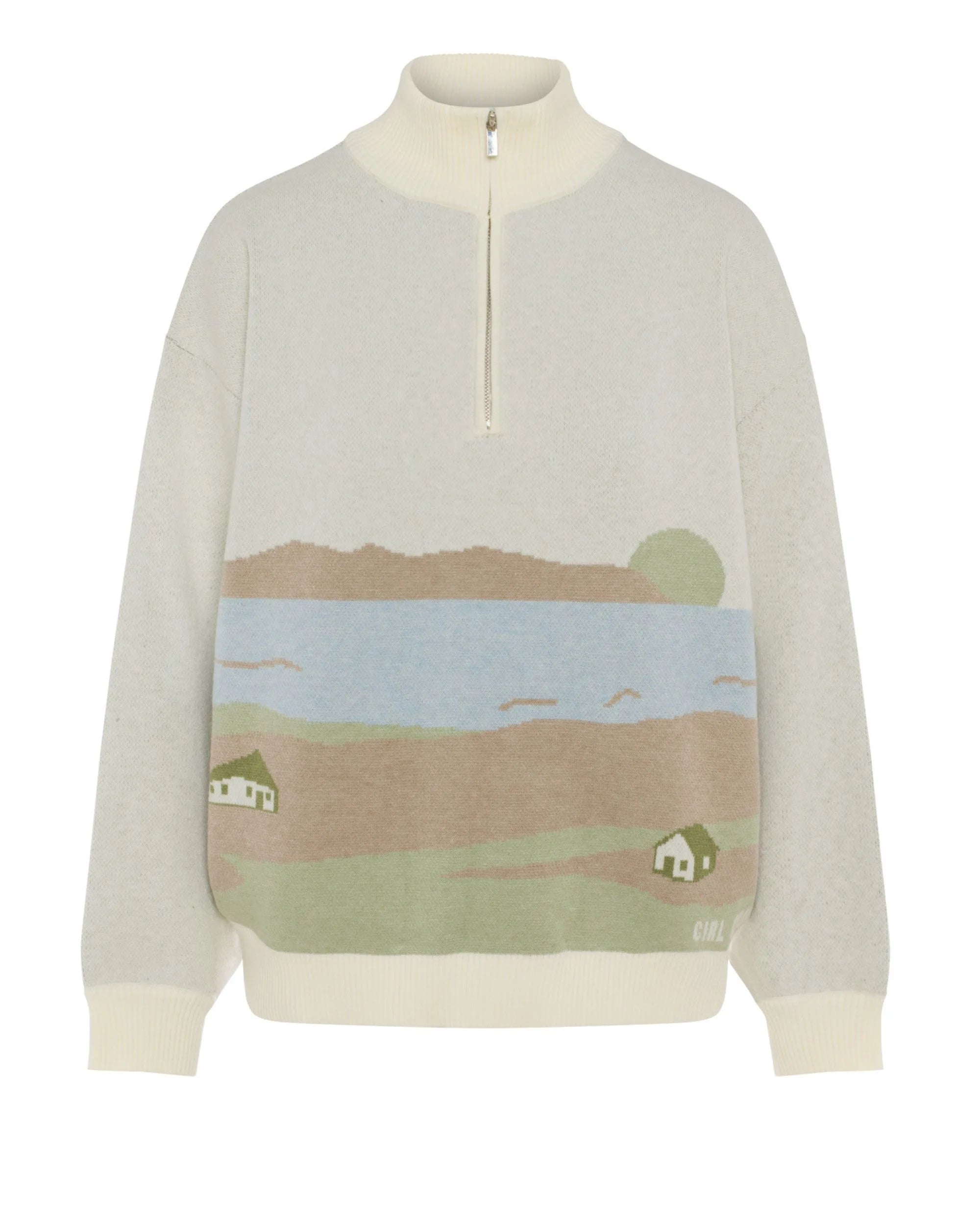 Zip-up Souvenir pullover - Just like Before