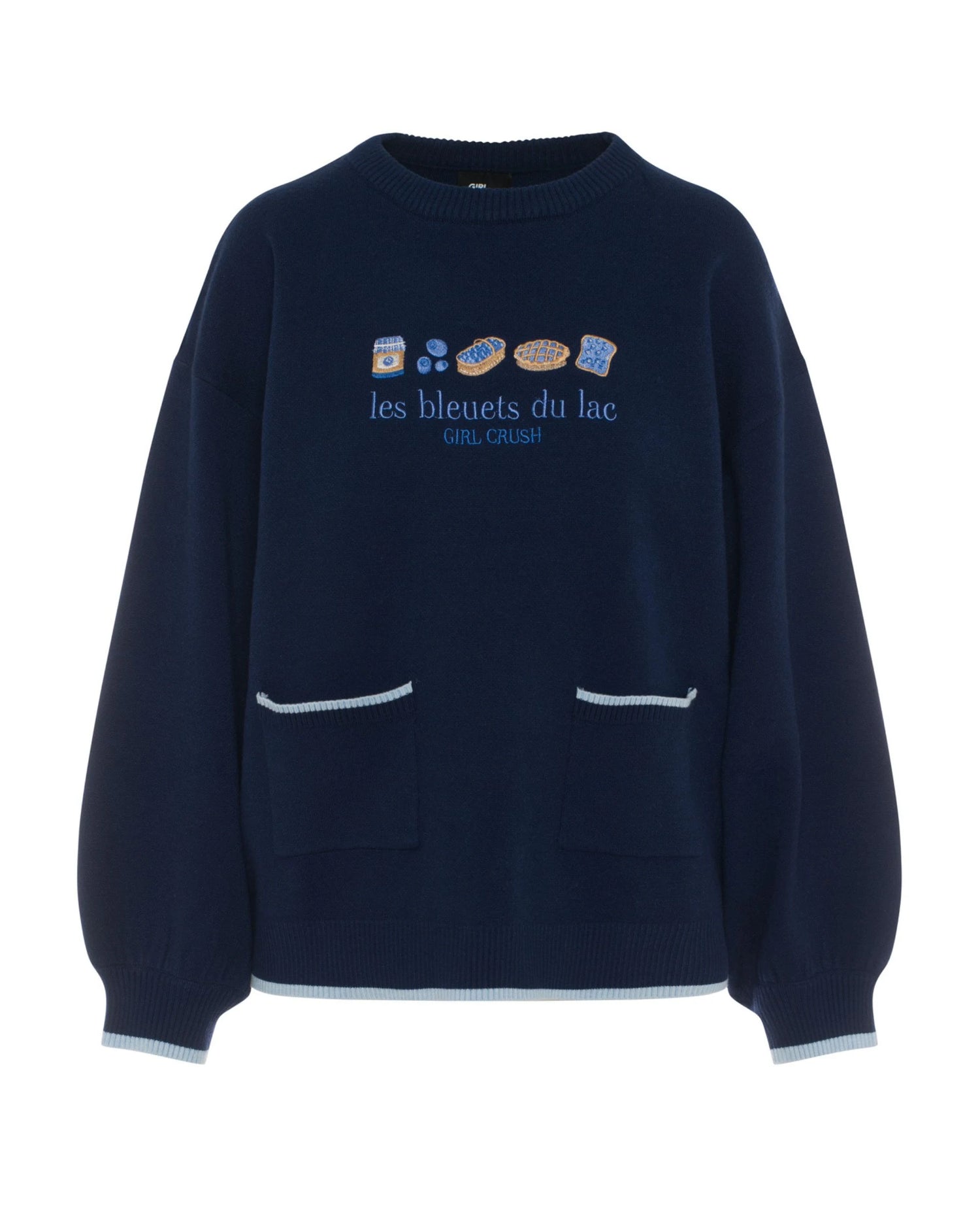 Souvenir Sweater with Pockets - "Fille du Sag"