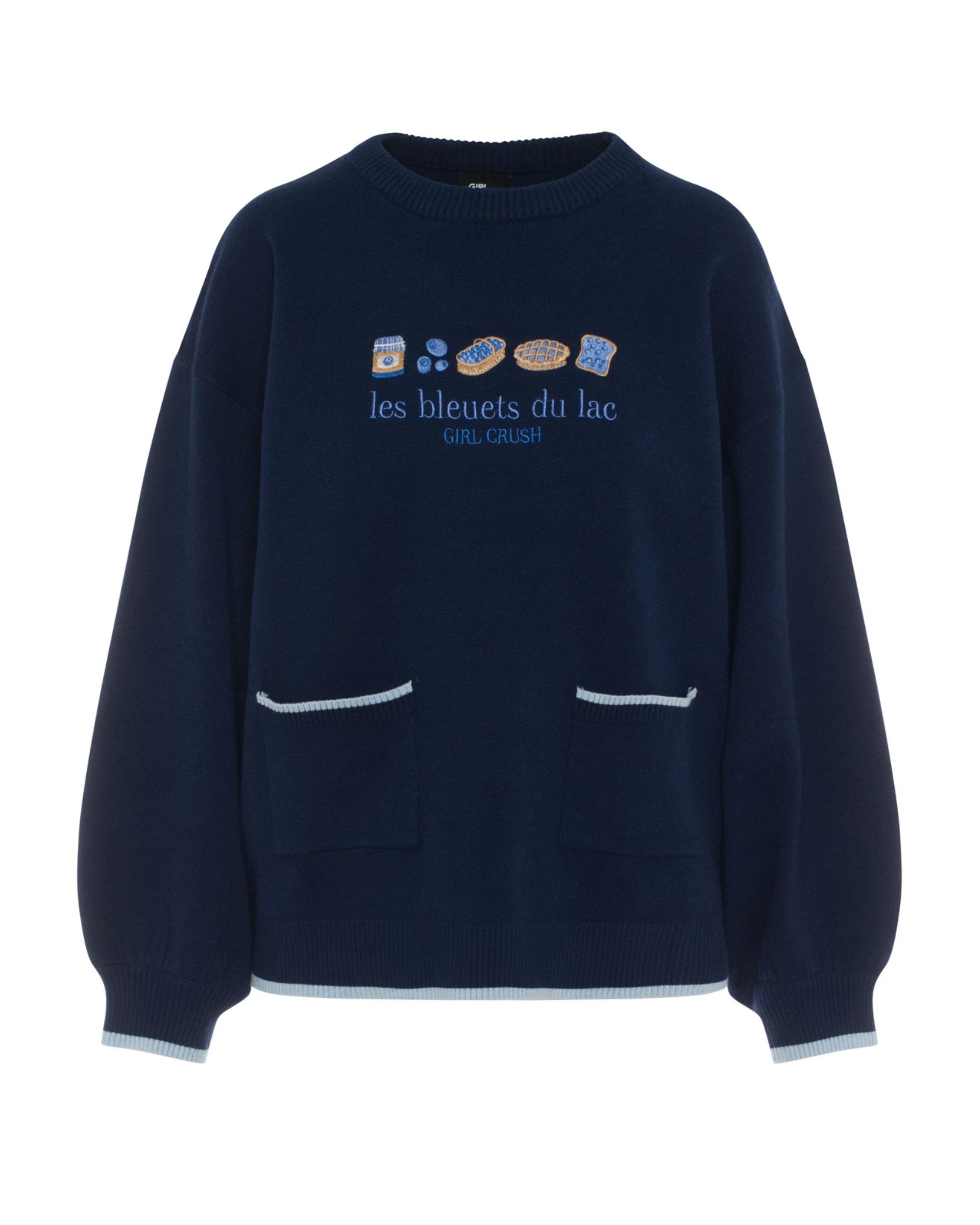 Souvenir Sweater with Pockets - "Fille du Sag"