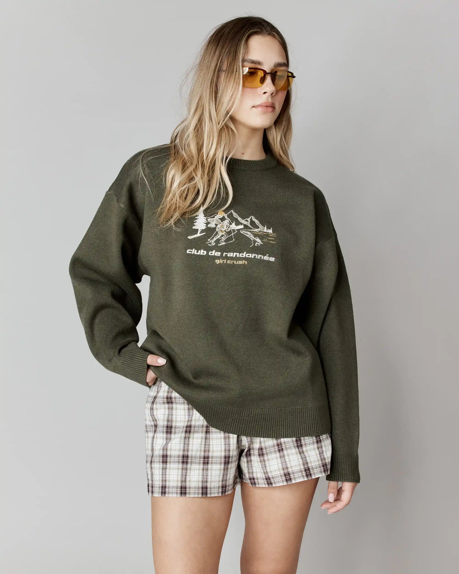 Pull à coupe ample Club de randonnée