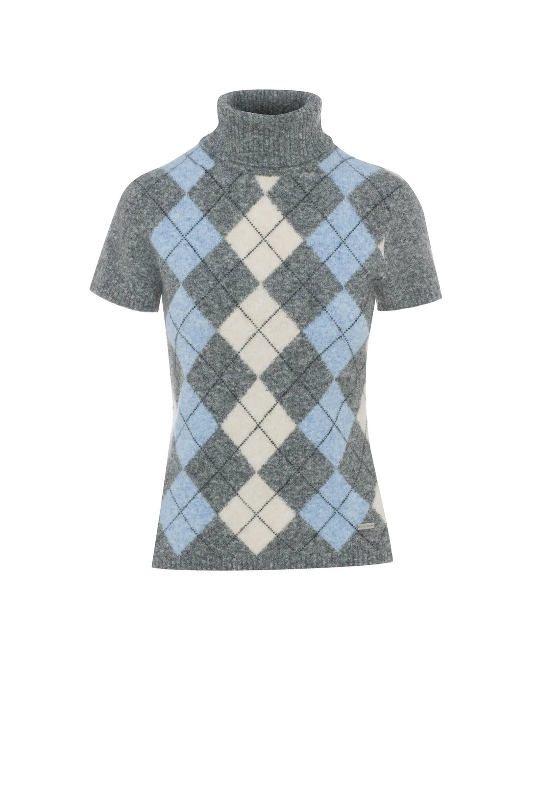Short-sleeved turtleneck - Argyle