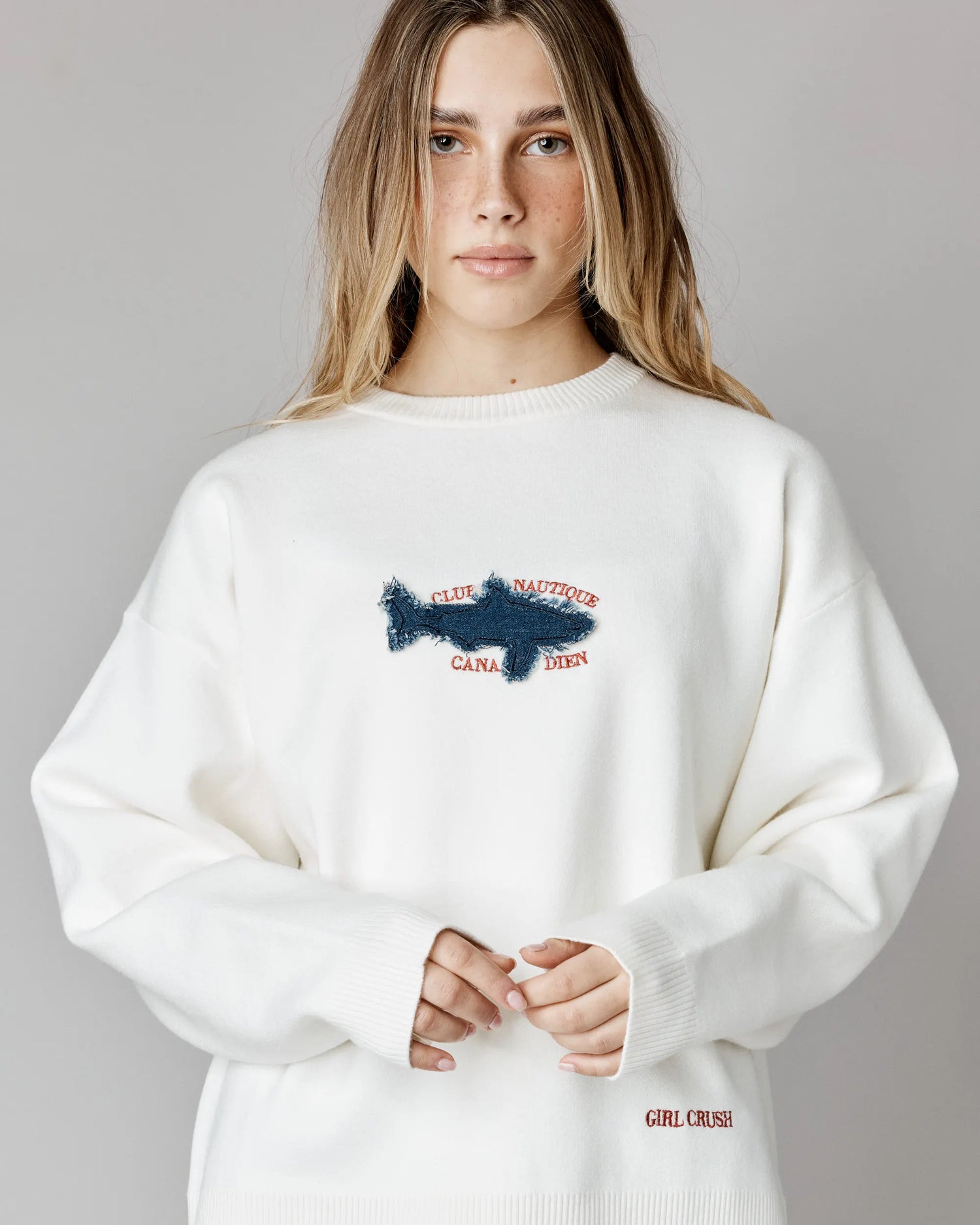 Pull à coupe ample - Société de requins
