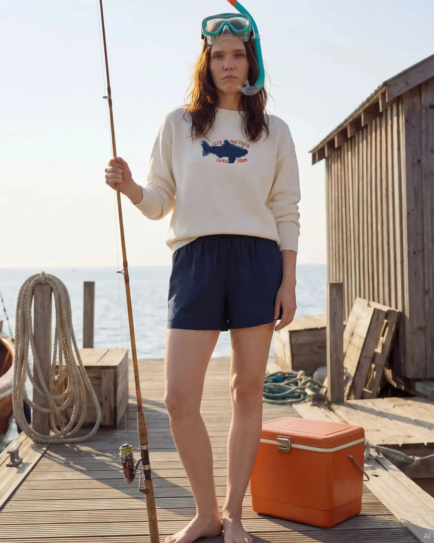 Pull à coupe ample - Société de requins