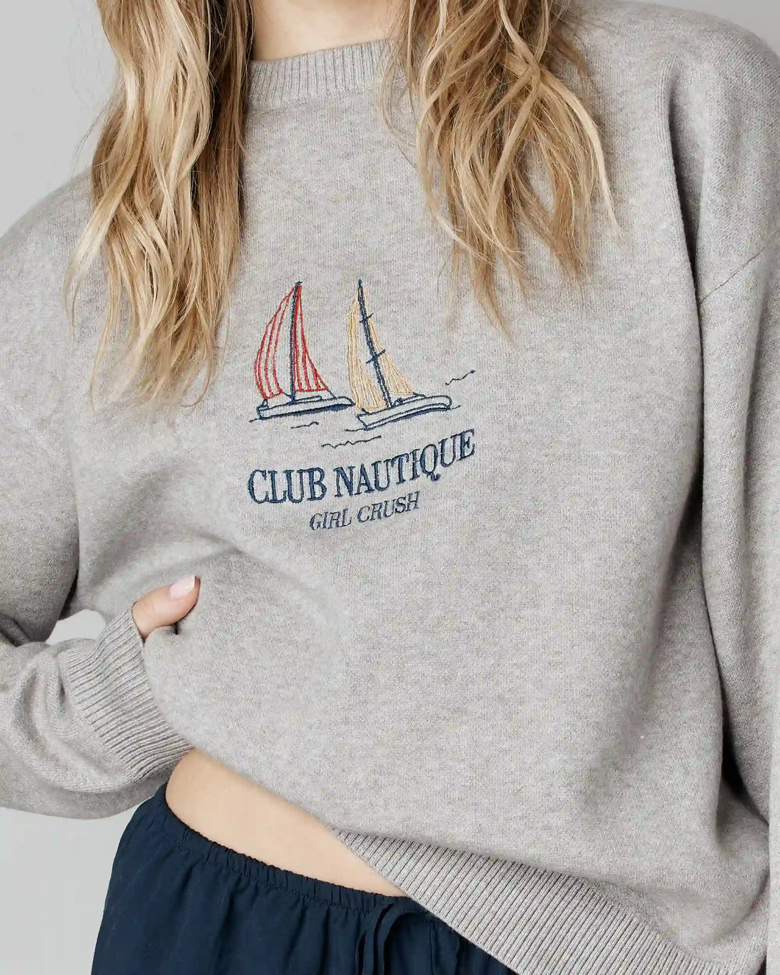 Pull à coupe ample - Club nautique