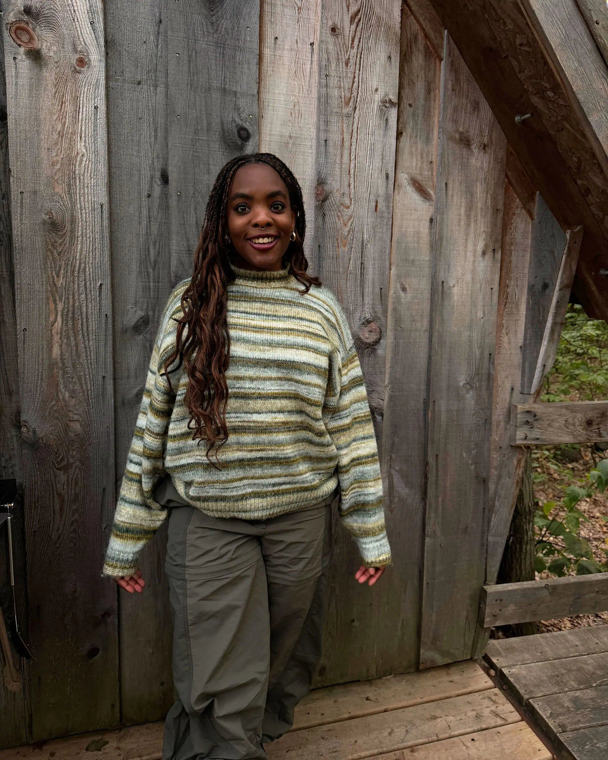 Oversized striped sweater - Grandma and Grandpa&