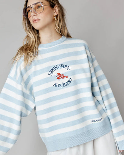 Oversized Sweater - Island Rendezvous