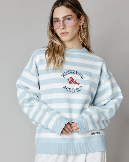 Oversized Sweater - Island Rendezvous