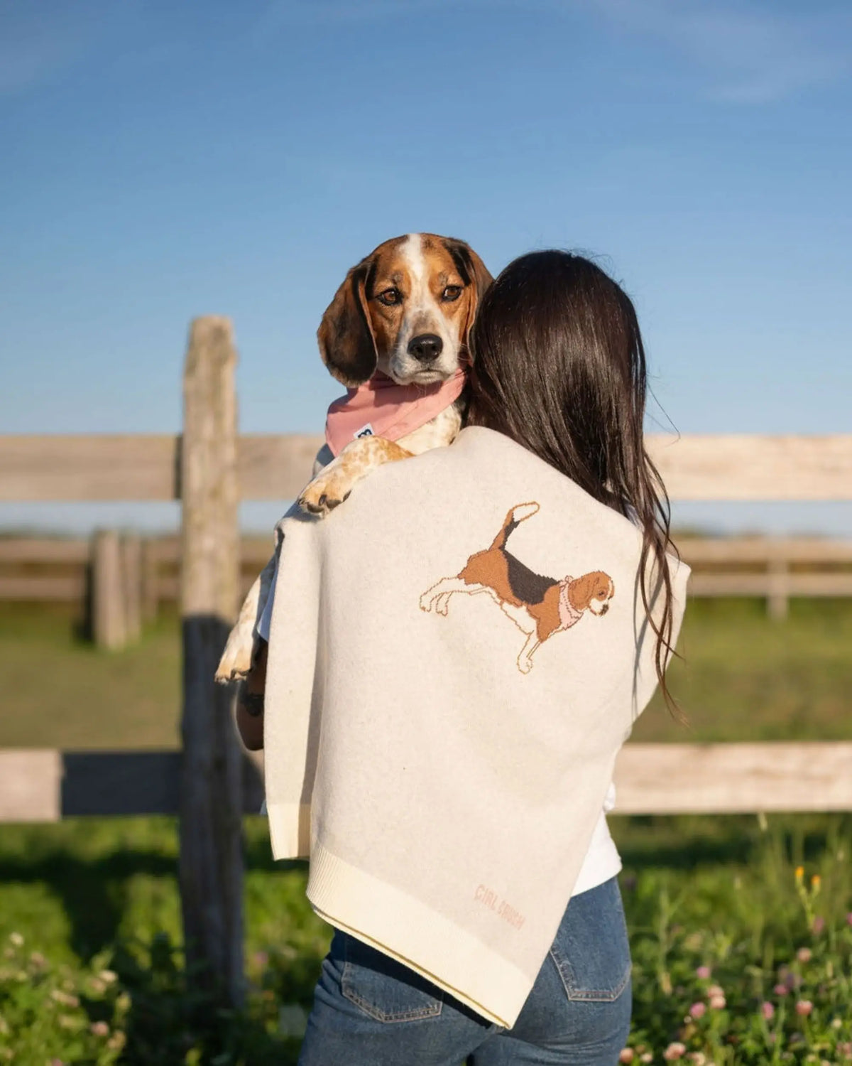 Oversized crewneck sweater - Faithful Companion