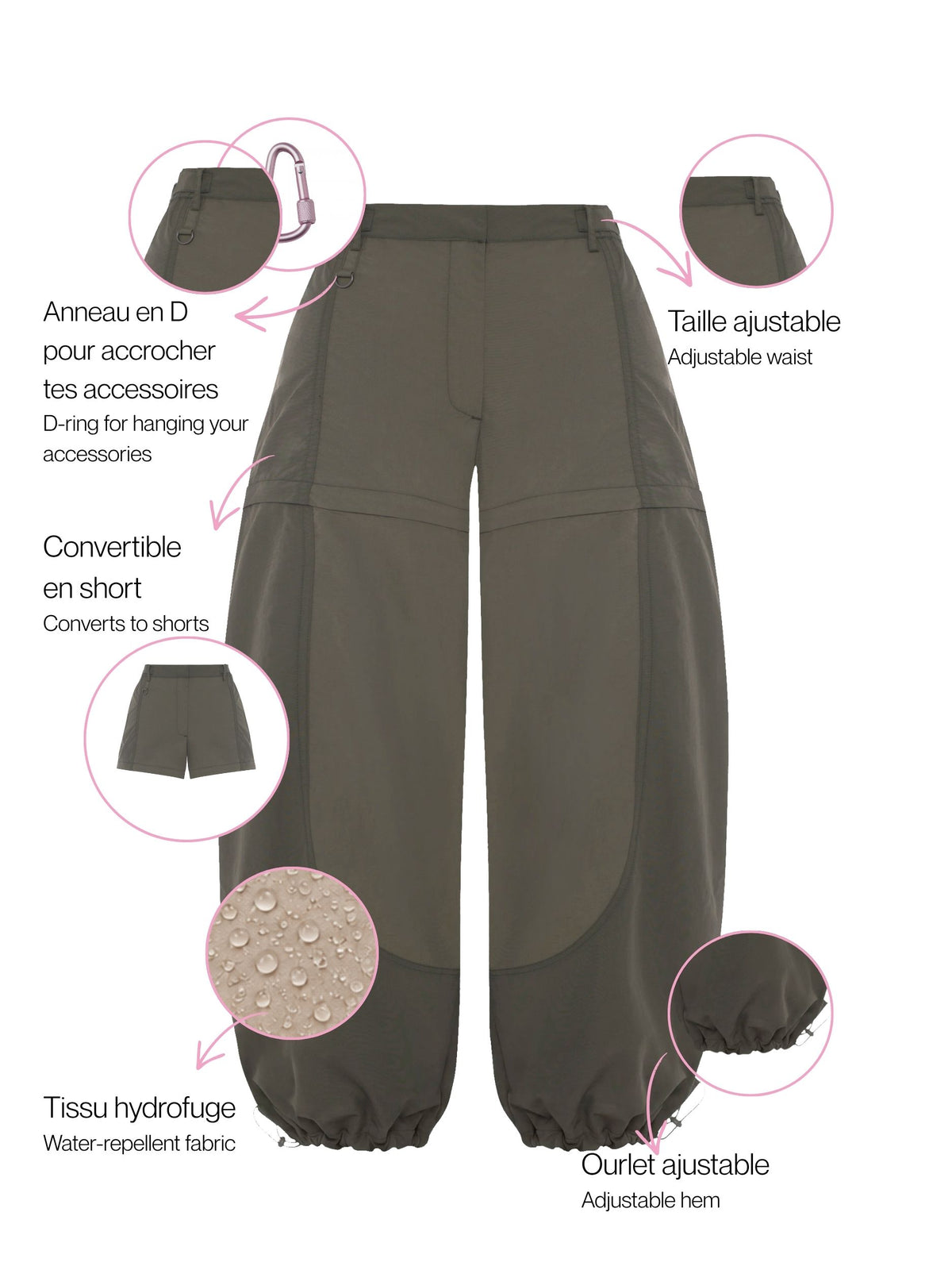 Convertible hiking pants - The Two-Tone Explorer