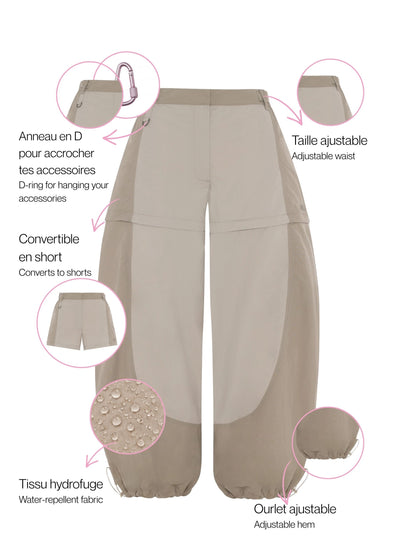Convertible hiking pants - The Two-Tone Explorer