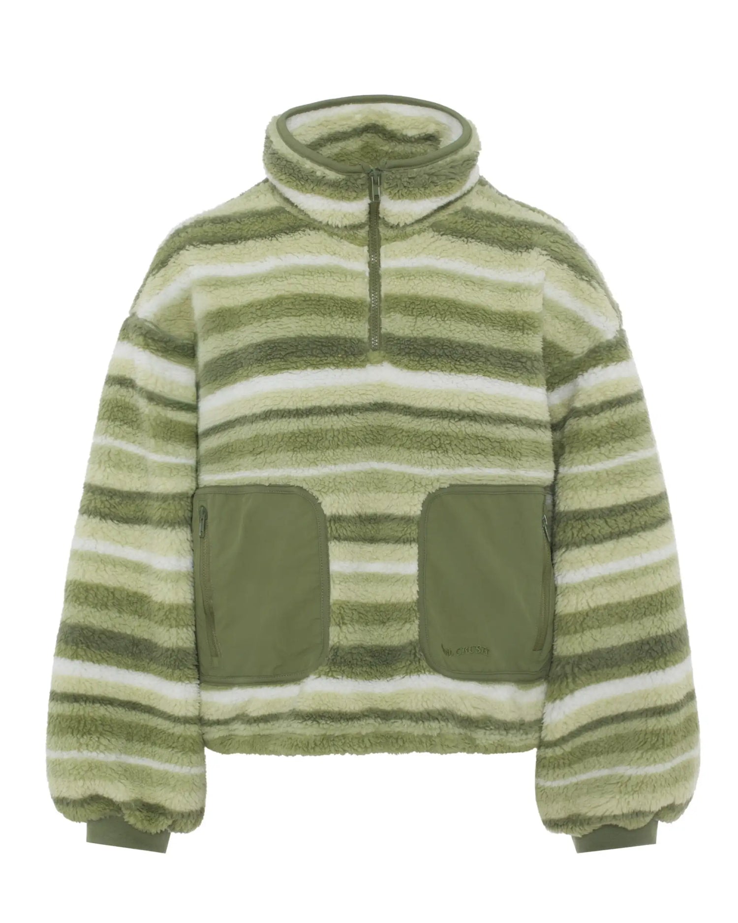Veste polaire légère 1/4 zip lignée - Forêt boréale
