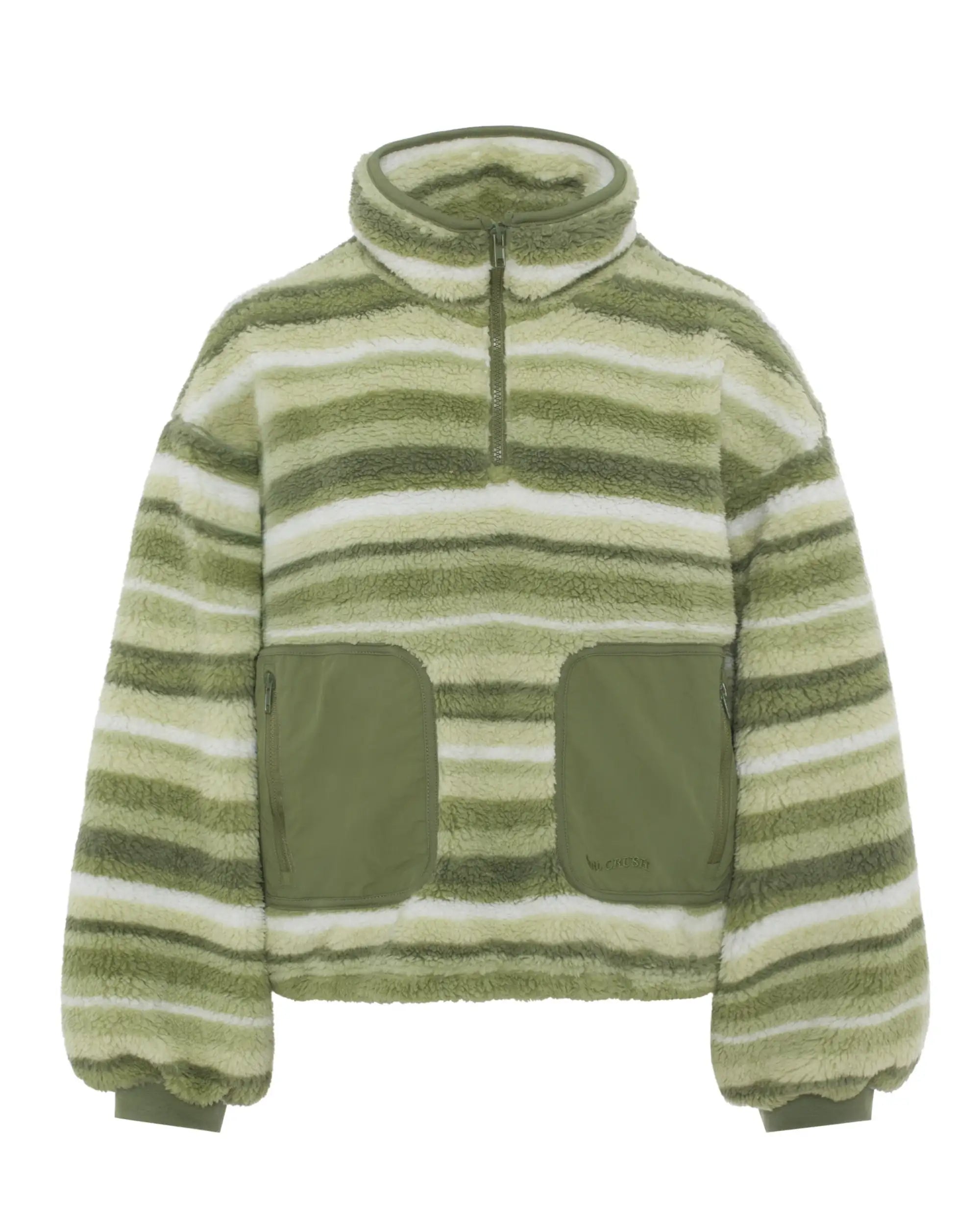 Veste polaire légère 1/4 zip lignée - Forêt boréale