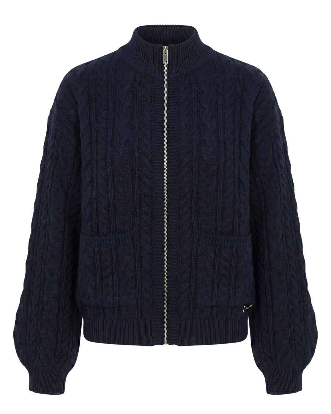 Fitted knit jacket