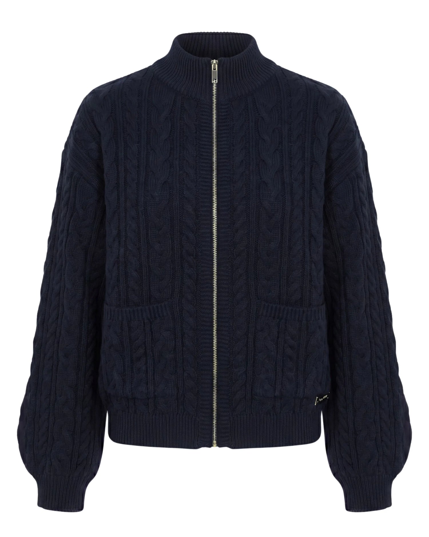 Fitted knit jacket