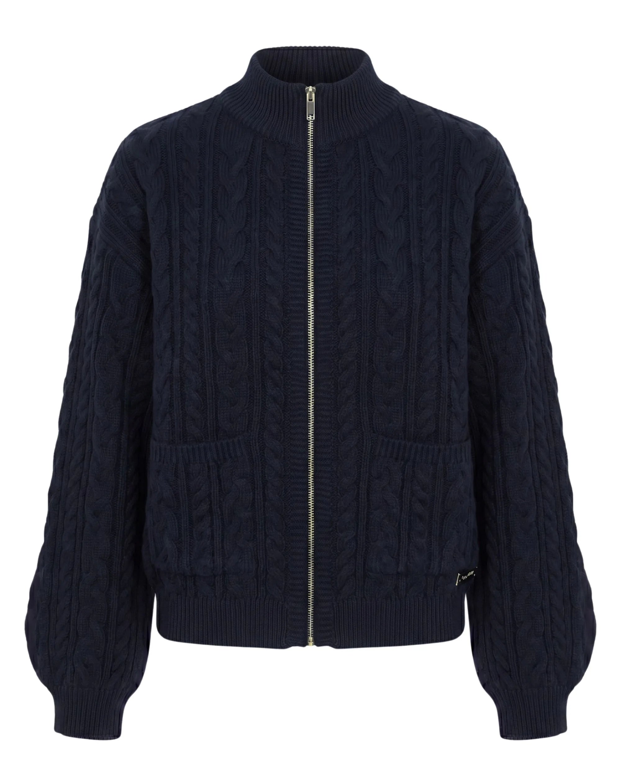 Fitted knit jacket