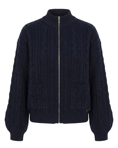 Fitted knit jacket