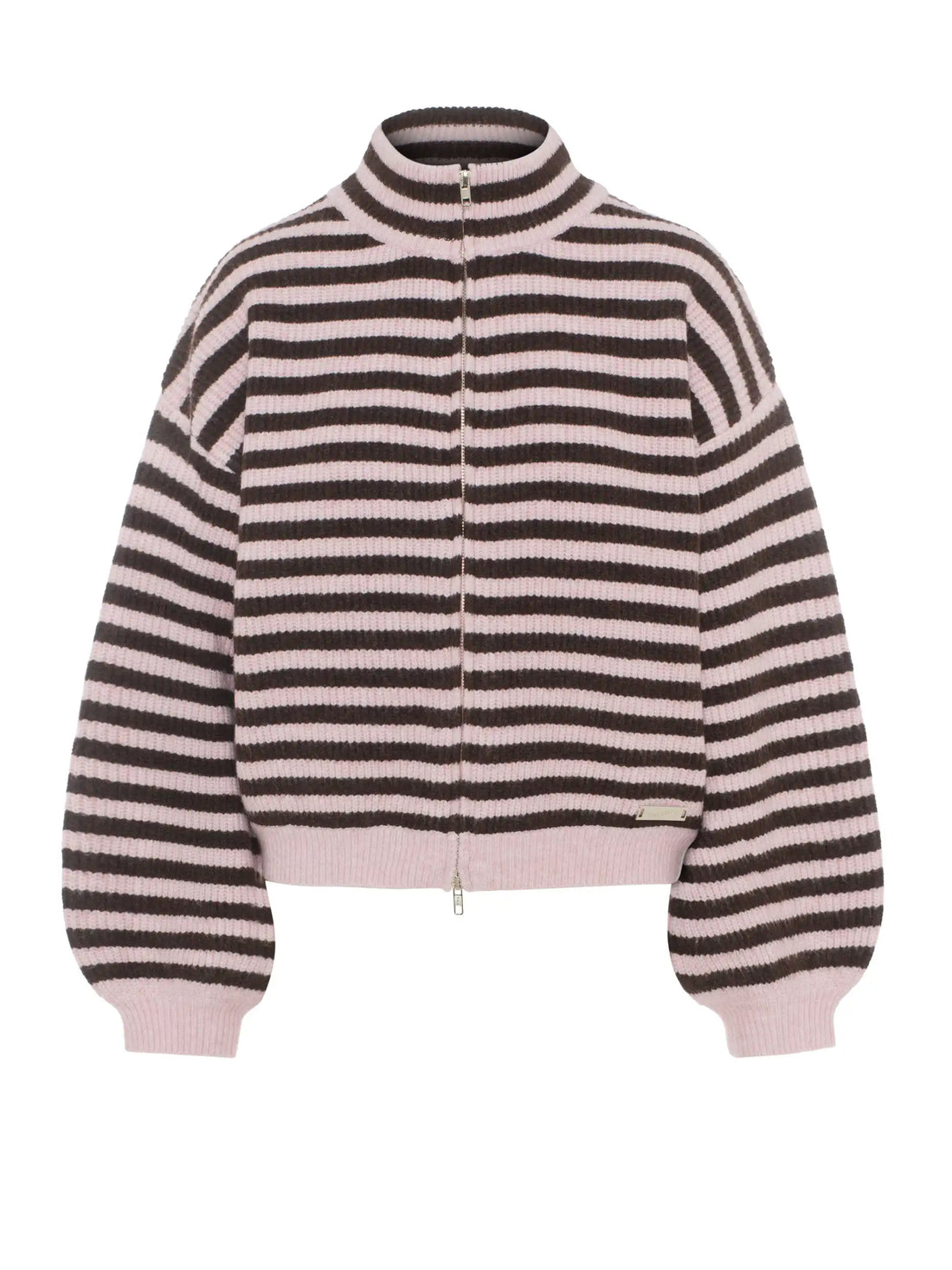 Oversized Striped knit Jacket - The Wanderer