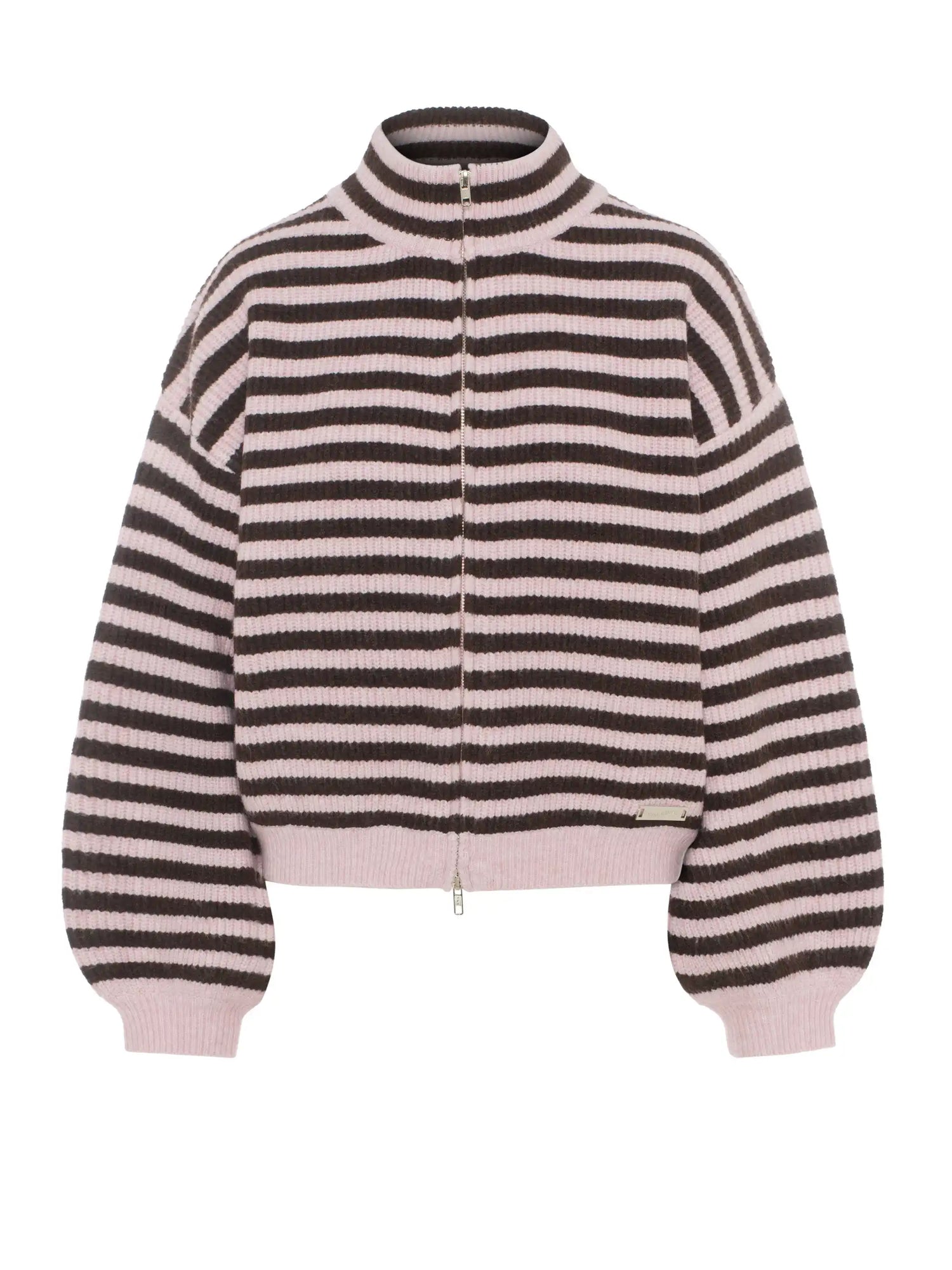 Oversized Striped knit Jacket - The Wanderer