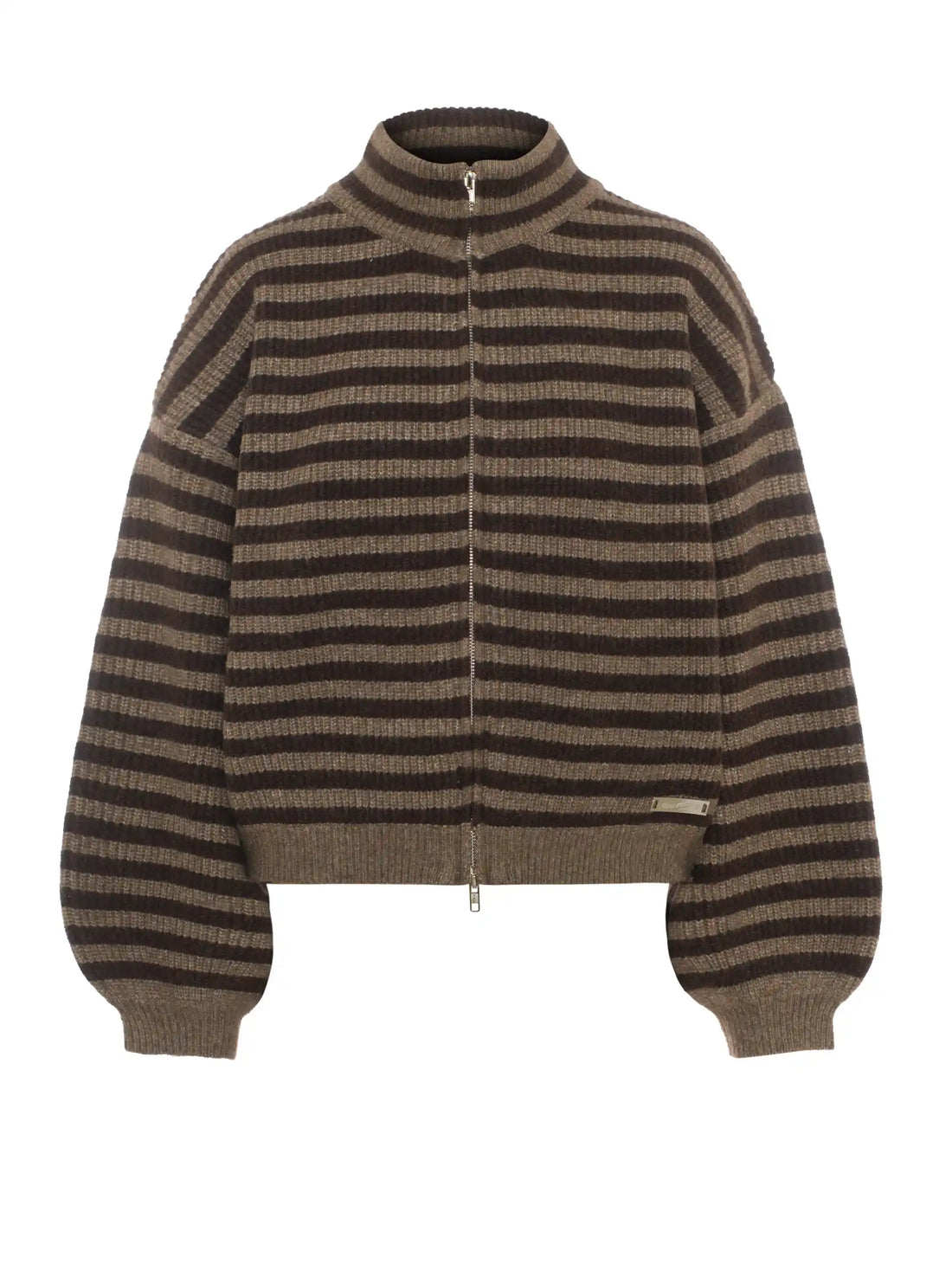 Oversized Striped knit Jacket - The Wanderer