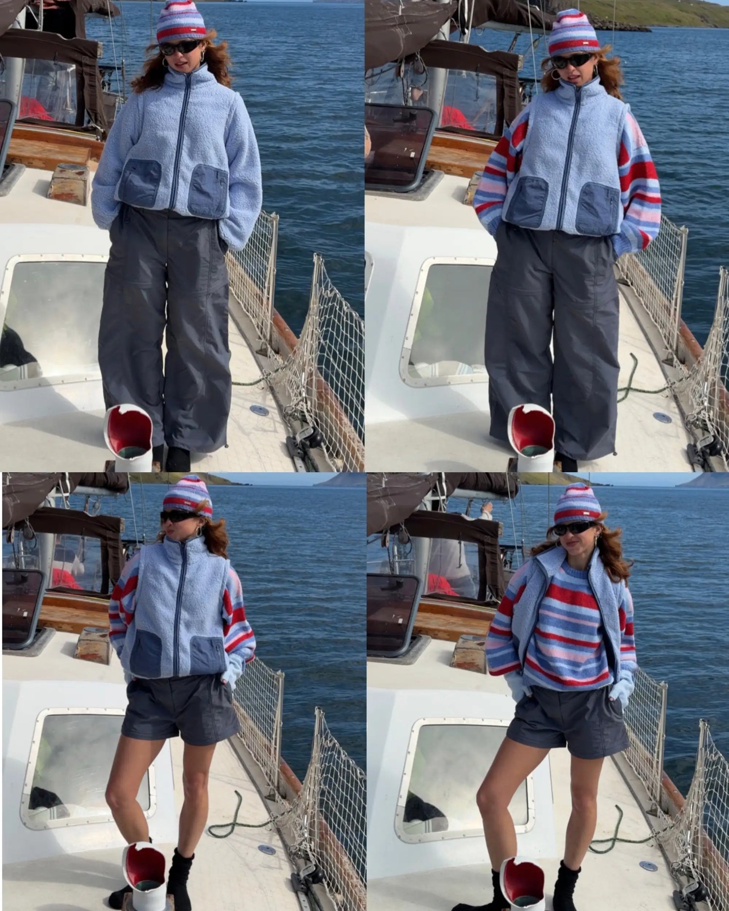 Veste polaire légère modulable - Geai bleu