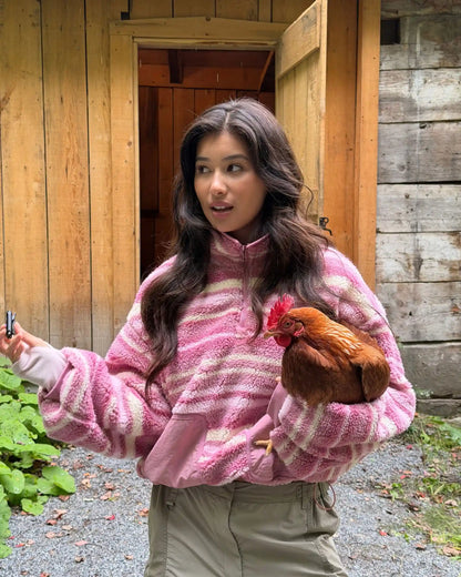 Veste polaire légère 1/4 zip - La pionnière