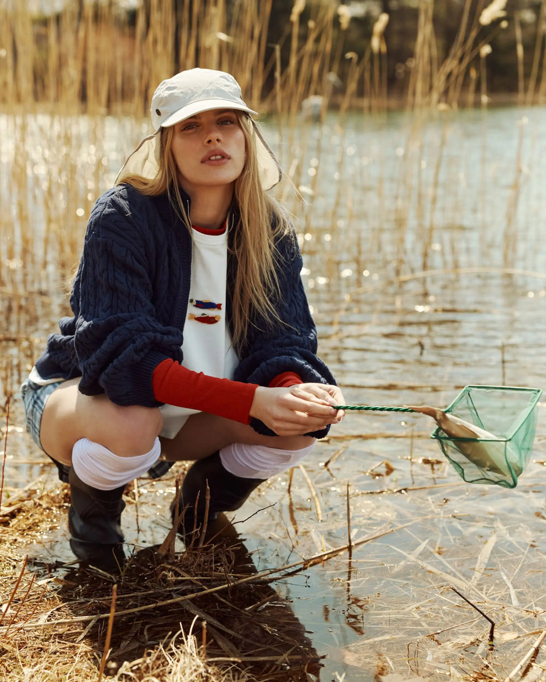 Fitted knit jacket