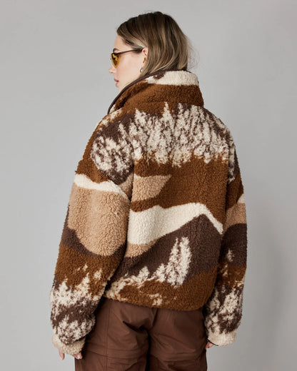 Veste polaire Forêt brune